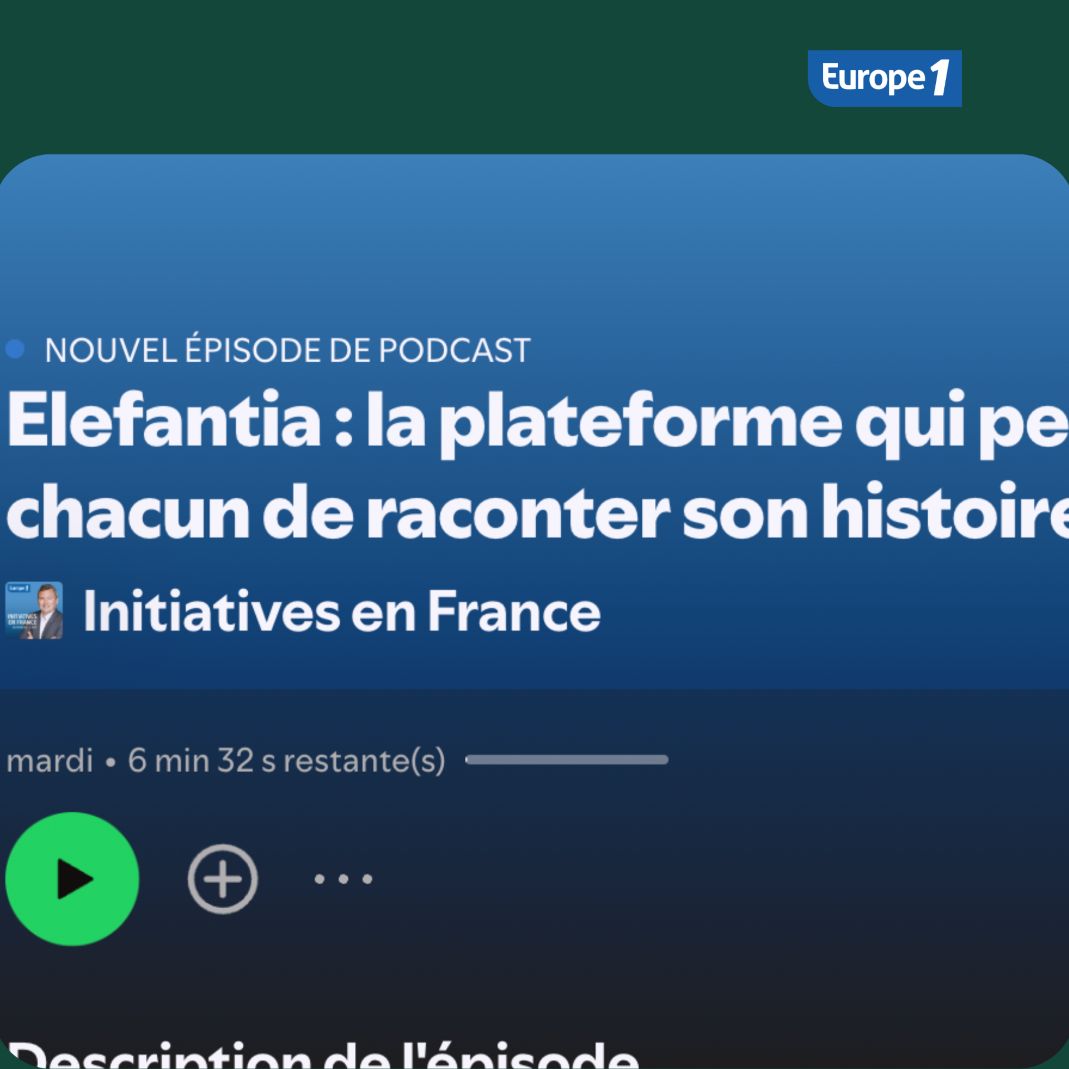 Elefantia : la plateforme qui permet à chacun de raconter son histoire grâce à l'IA