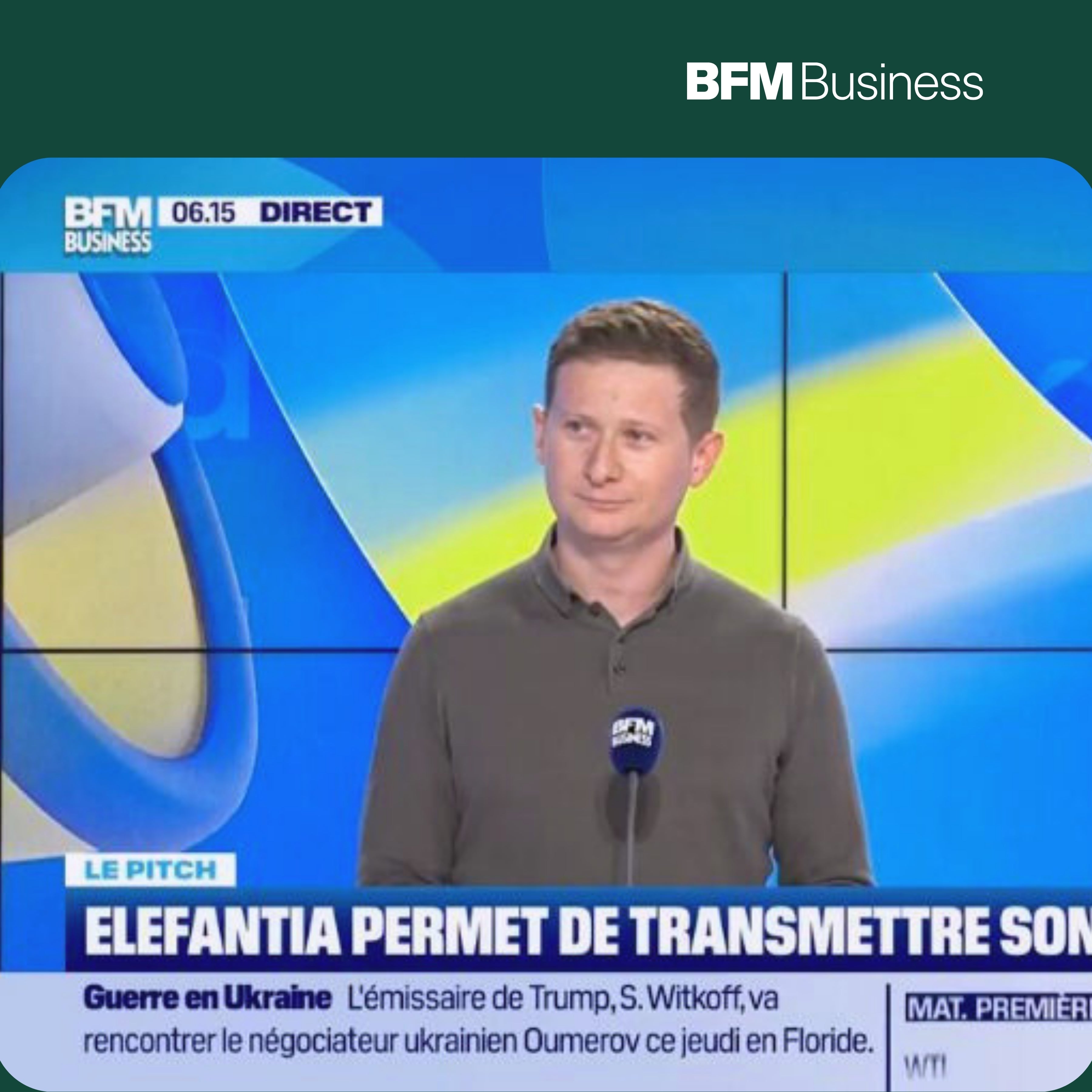 Le Pitch : Elefantia permet de transmettre son histoire