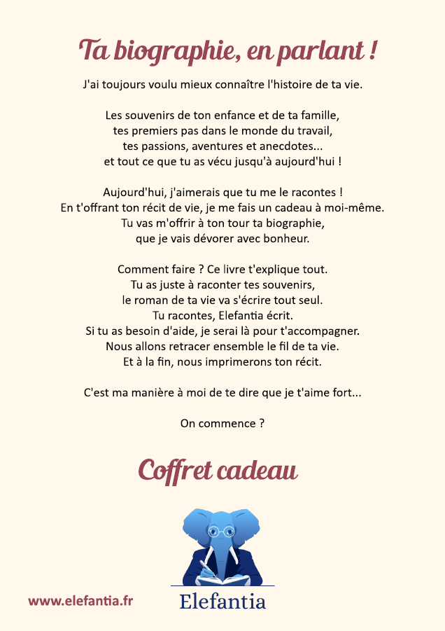 COFFRET CADEAU Premium "La Plus Belle Histoire... c'est la tienne !"