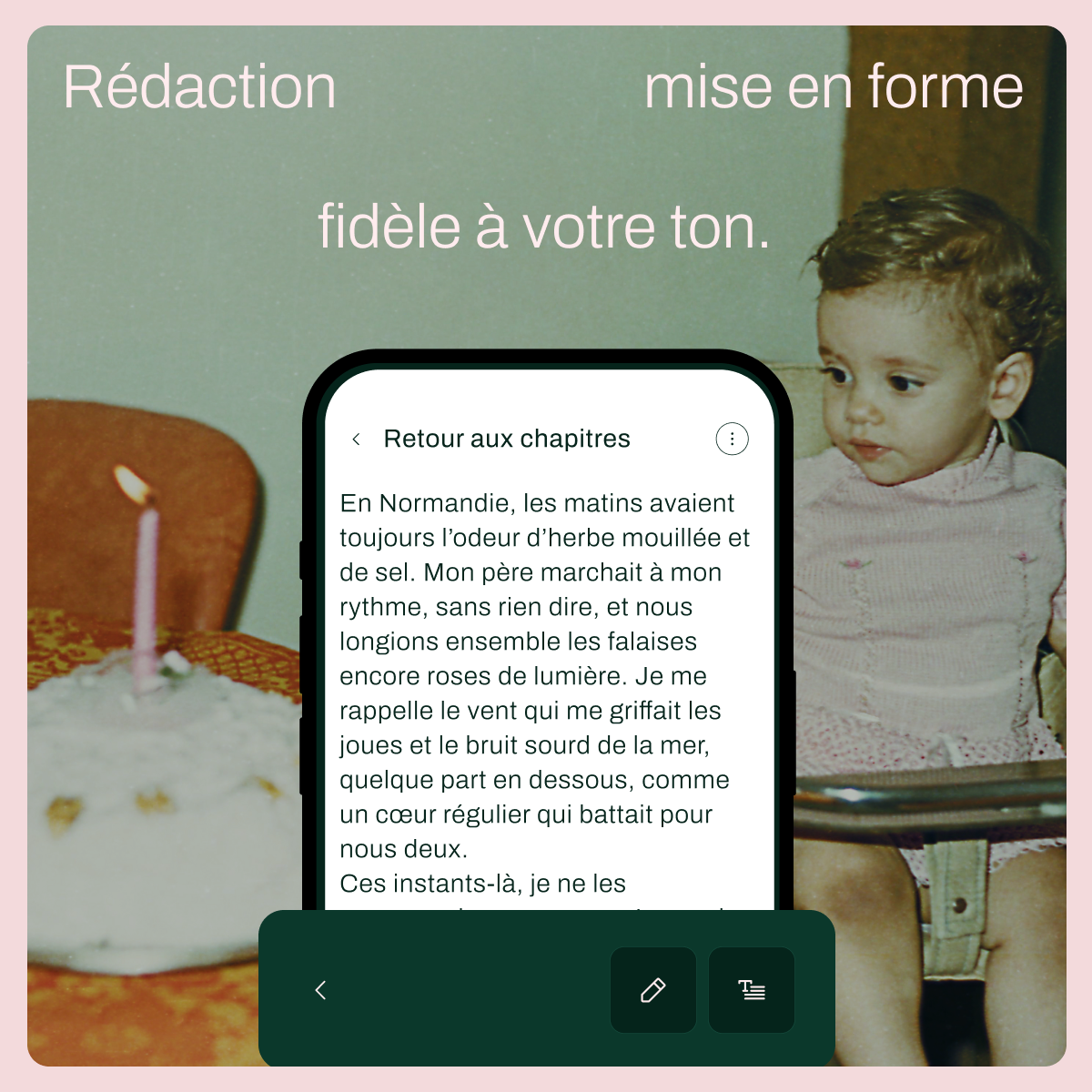 Mon récit accompagné