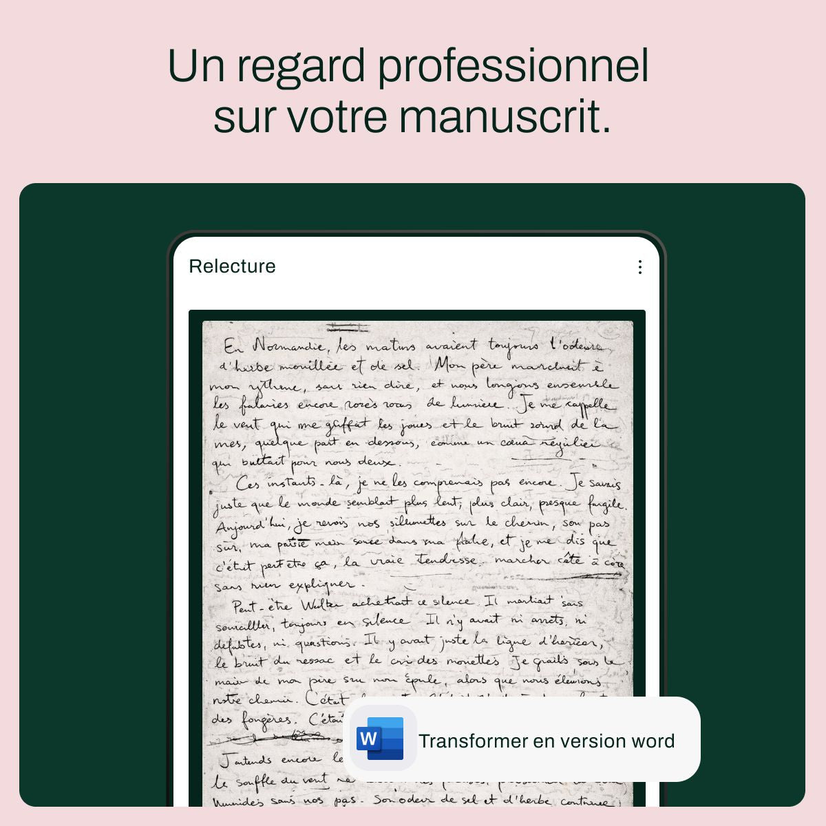 Mon manuscrit en livres