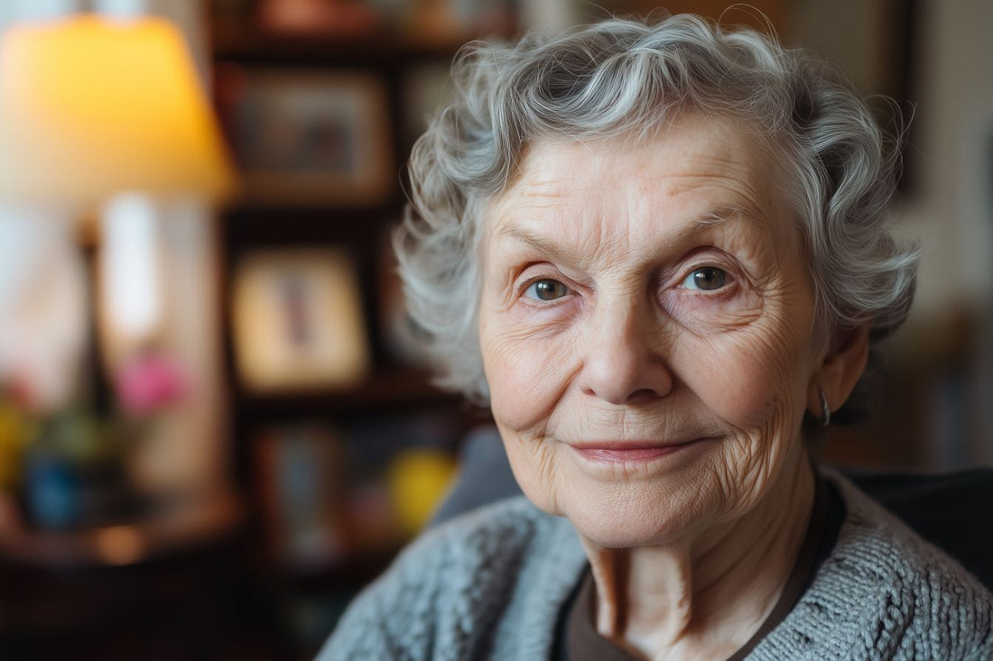 Portrait d'une femme âgée, illustrant la richesse des histoires de vie et l'importance de chaque récit, même ordinaire.