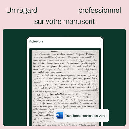 My manuscript in books