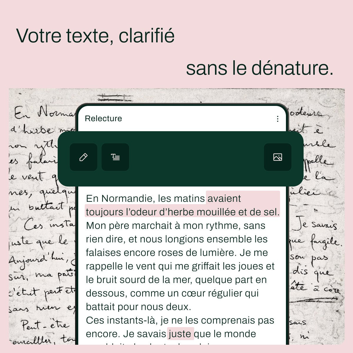 My manuscript in books