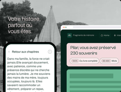 Premium (My story in books) with booklet "Write your Biography"